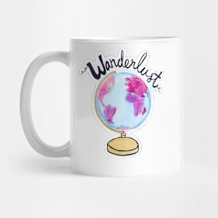 Wanderlust traveller's Globe Mug